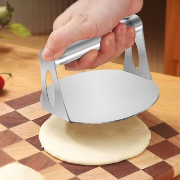 Lis na burgery z nerezové oceli 304, kulatý drtič burgerů o průměru 5,5 palce, barva 2