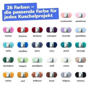Gründl Funny Uni Chenille Wool, 2 klbká po 100 g, béžová