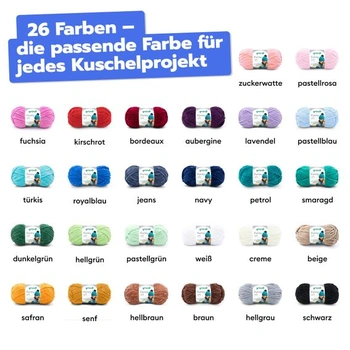 Gründl Funny Uni Chenille Wool, 2 klubíčka po 100 g, béžová