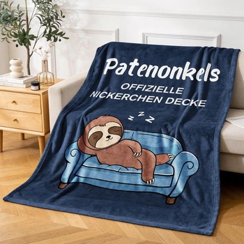Dárek pro kmotra, plyšová deka, dárky pro kmotra k narozeninám