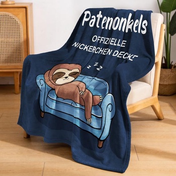 Dárek pro kmotra, plyšová deka, dárky pro kmotra k narozeninám