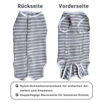 Psie overal po operácii pre sučky a psy, chirurgický overal pre psy po kastrácii, ochranný overal pre