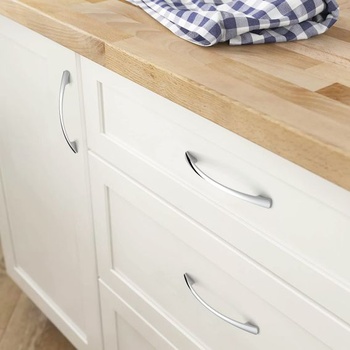 FURNIWARE 5 úchytiek na nábytok, rozstup otvorov 96 mm, úchytky na skrinky, kuchynské úchytky, úchytky
