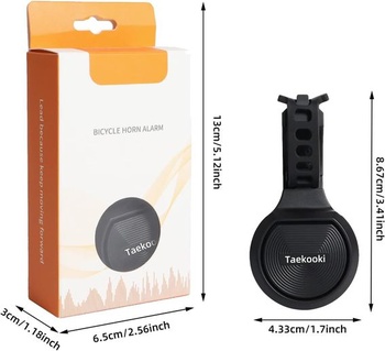Zvonek na kolo OCCOUMR dobíjecí 120dB černá