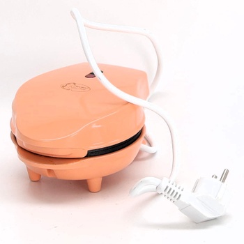 Bestron mini vaflovač na klasické vafle 10cm, malý vaflovač vrátane nepriľnavej vrstvy, ideálny