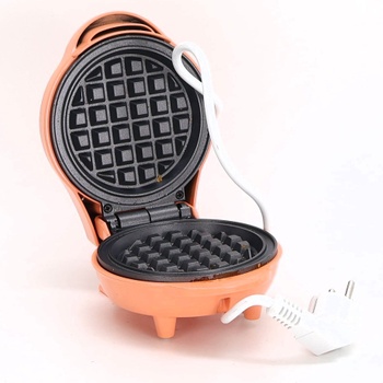 Bestron mini vaflovač na klasické vafle 10cm, malý vaflovač vrátane nepriľnavej vrstvy, ideálny