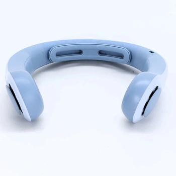 Prenosný ventilátor na krk JISULIFE, opora krku, hands-free použitie, 5-stupňové nastavenie rýchlosti,