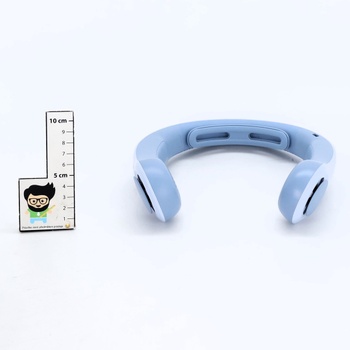 Přenosný ventilátor na krk JISULIFE, opora krku, hands-free použití, 5stupňové nastavení rychlosti,