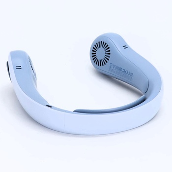 Prenosný ventilátor na krk JISULIFE, opora krku, hands-free použitie, 5-stupňové nastavenie rýchlosti,