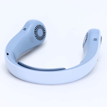 Přenosný ventilátor na krk JISULIFE, opora krku, hands-free použití, 5stupňové nastavení rychlosti,