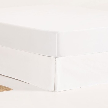 Poťah na postele s boxspringom, 140 x 190/200 cm, rám postele, 140 cm, biely 140x190/200 cm biely