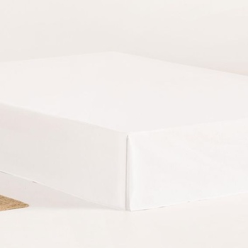 Potah na postele s boxspringem, 140 x 190/200 cm, rám postele, 140 cm, bílý 140x190/200 cm bílý