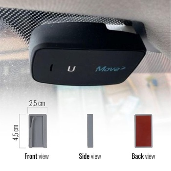 4R Quattroerre.it 1743 Klip pro mýtné stanoviště U-Move 2 kusy