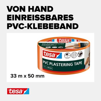 Omietacia páska tesa PVC – Omietacia páska s vystuženým PVC podkladovým materiálom – pre ochranu pri