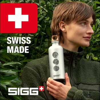 SIGG - Hliníková fľaša na vodu - Traveller MyPlanet - Vyrobené vo Švajčiarsku - Vhodná pre sýtených
