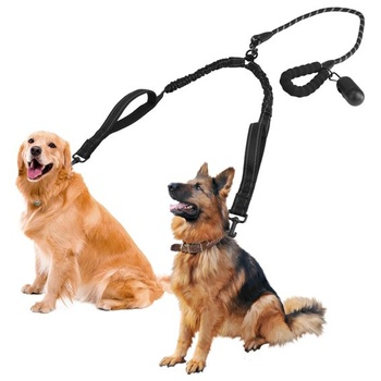 Dvojité vodítko pre 2 psy, 11-80 kg