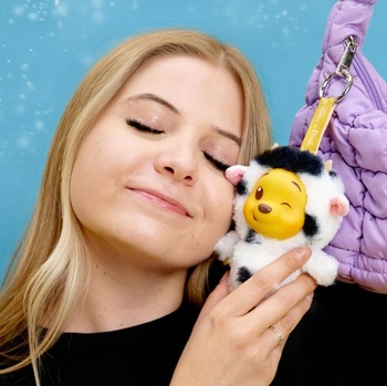 Disney YuYus Medvedík Pú Vlna 1 – Plyšové vinylové prívesky v štýle taštičky, 9 designov zvieracích