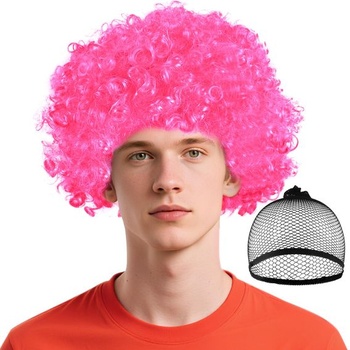 Afro parochňa pre mužov, kučeravé vlasy, disko parochňa,…