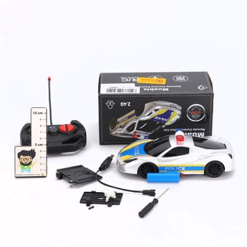Muakiz auto na diaľkové ovládanie od 3 4 5 6+ rokov, 2,4G RC autíčko Policajné auto s diaľkovým