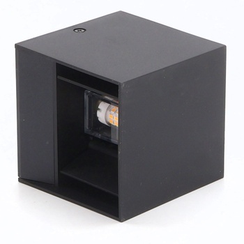 Nástenná lampa KYOTECH IP65 s pohybovým senzorom a LED žiarovkou G9, balenie 1 ks, šedá