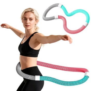Záťažová hula hoop – hula hoop na chudnutie pre dospelých, nastaviteľná fitness hoop so závažím na