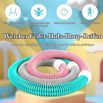 Záťažová hula hoop – hula hoop na chudnutie pre dospelých, nastaviteľná fitness hoop so závažím na