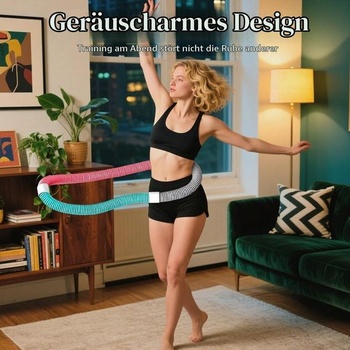 Záťažová hula hoop – hula hoop na chudnutie pre dospelých, nastaviteľná fitness hoop so závažím na