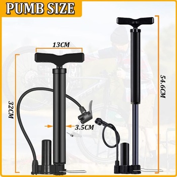 Cyklistická pumpa Taeku Pump, prenosná rámová pumpa, podlahová pumpa, malá nožná pumpa, ručná pumpa