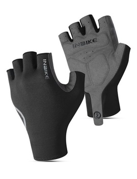 INBIKE Letné cyklistické rukavice, polprstové, priedušné, elastické, cestná cyklistika, 3mm SDR,