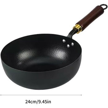 Wok panvica ZBIianxer s dreveným vekom, 24 cm