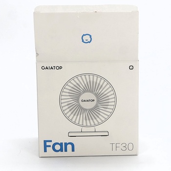 Gaiatop USB stolní ventilátor, malý, ale výkonný, přenosný, tichý, 3 rychlosti větru, stolní osobní