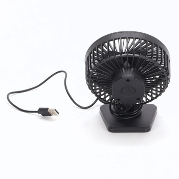 Gaiatop USB stolní ventilátor, malý, ale výkonný, přenosný, tichý, 3 rychlosti větru, stolní osobní
