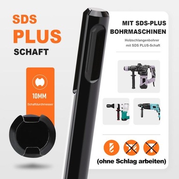 Vrták do dreva SDS Plus 40x230 mm, dlhý