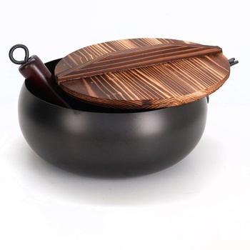 Wok panvica ZBIianxer s dreveným vekom, 24 cm