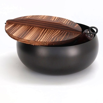 Wok panvica ZBIianxer s dreveným vekom, 24 cm