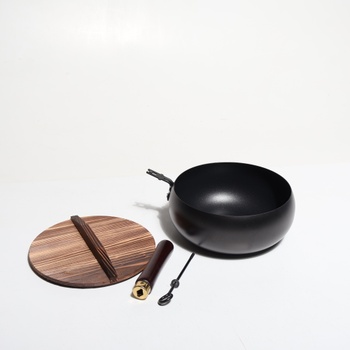 Wok panvica ZBIianxer s dreveným vekom, 24 cm