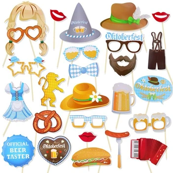 Rekvizity do fotobudky HOWAF Oktoberfest, Vtipné bavorské…