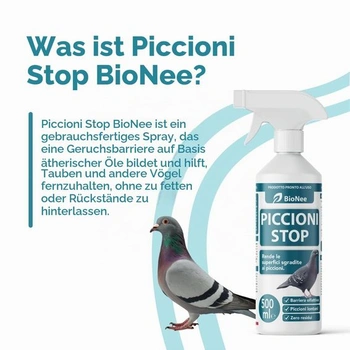 Pigeon Stop 500 ml - Sprej s pachovou bariérou proti holubom a vtákom, na balkón a terasu