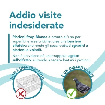 Pigeon Stop 500 ml - Sprej s pachovou bariérou proti holubom a vtákom, na balkón a terasu