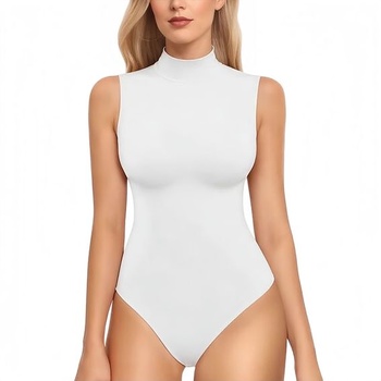 RuiChy body bez rukávov pre ženy, overal so stojačikom, topy, na von, slim strih, ležérne body,