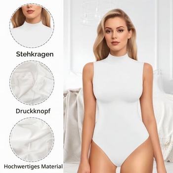 RuiChy body bez rukávov pre ženy, overal so stojačikom, topy, na von, slim strih, ležérne body,