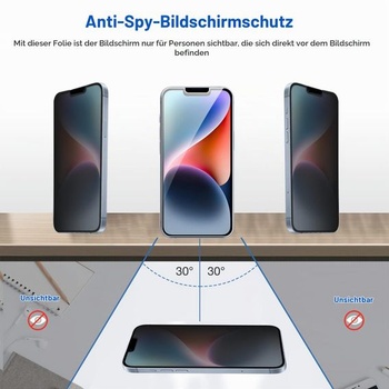 Ochranný kryt ProCase pre iPhone 17e/16e/14/13/13 Pre 6,1 palce, sada 2 ks, čierny