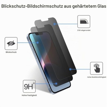 Ochranný kryt ProCase pro iPhone 17e/16e/14/13/13 Pro 6,1 palce, sada 2 ks, černý