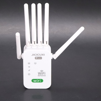 WiFi zosilňovač, WiFi opakovač so 6 anténami, WiFi opakovač pre pokrytie 5 000 m² a 50 zariadení, LAN