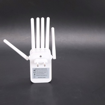 WiFi zosilňovač, WiFi opakovač so 6 anténami, WiFi opakovač pre pokrytie 5 000 m² a 50 zariadení, LAN