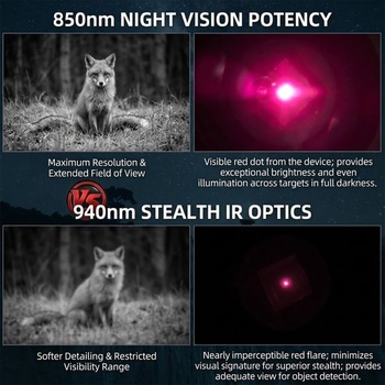 UltraFire IR svietidlo 850nm infračervené svetlo, zoomovateľná infračervená LED lampa, nastaviteľné