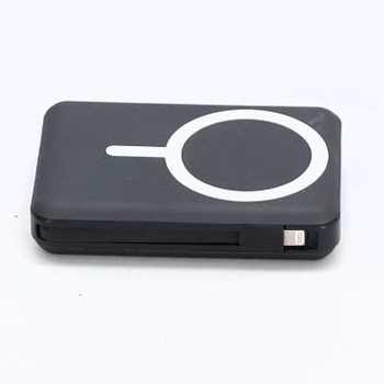 Powerbanka Azmuth pro iPhone s magnetickou ochranou, 10 000 mAh se stojánkem, černá