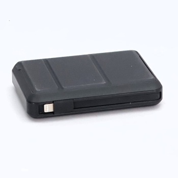 Powerbanka Azmuth pro iPhone s magnetickou ochranou, 10 000 mAh se stojánkem, černá