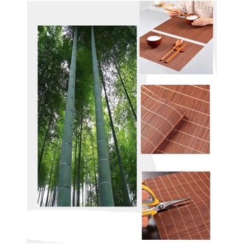 Prostírání Metany bambusové, 45×30cm, hnědé