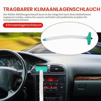 1 ks. hadica odvetrávanie klimatizácia do auta, teleskopické univerzálne autopríslušenstvo, výstupné